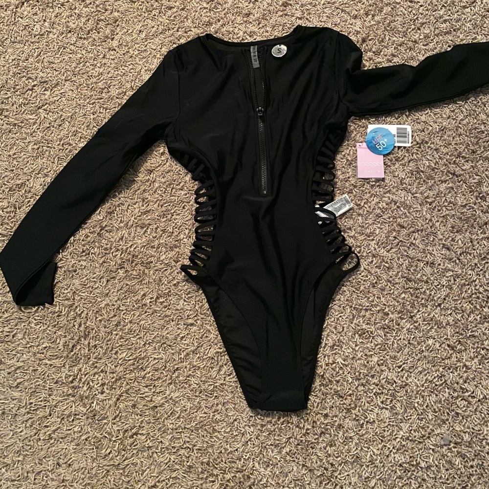 Sexy black one piece